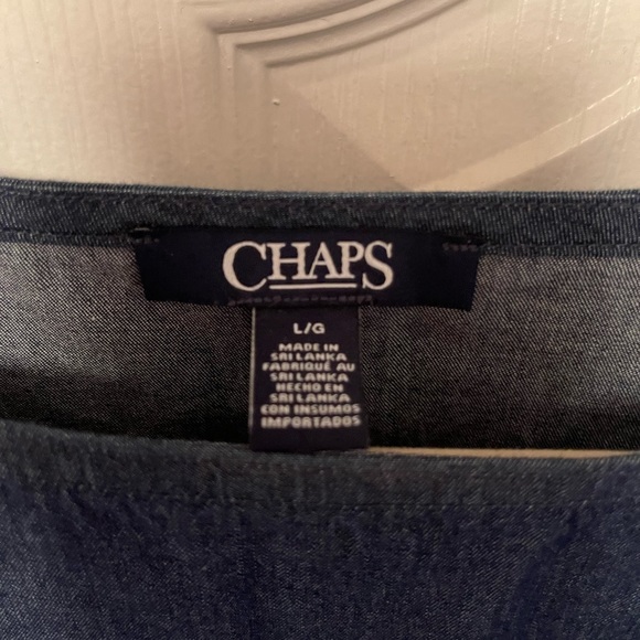 Ralph Lauren denim dress. Sz Large. - Picture 3 of 3